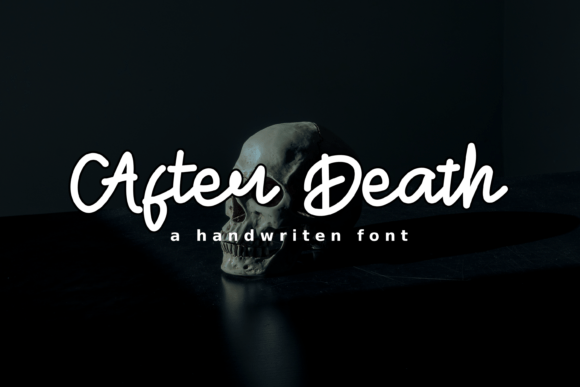 After Death: A Versatile Script Font for Editorial Design