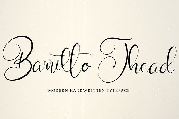 Baritto Jhead: A Handwritten Font for Elegant Editorial Design