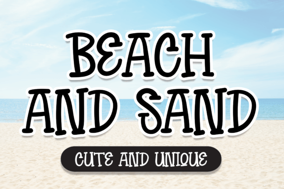 Beach and Sand: A Playful Handwritten Font for Web Design