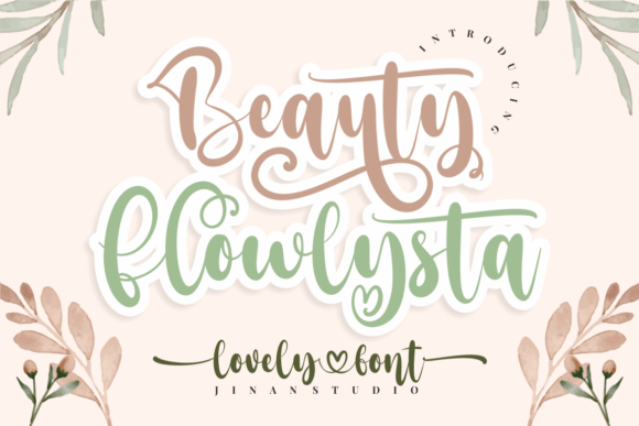 Beauty Flowlysta: A Graceful Script Font