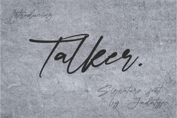 Boost Your Campaign with Talker: A Dynamic Script Font