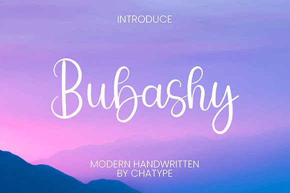 Bubashy: A Charming Handwritten Font for Editorial Design