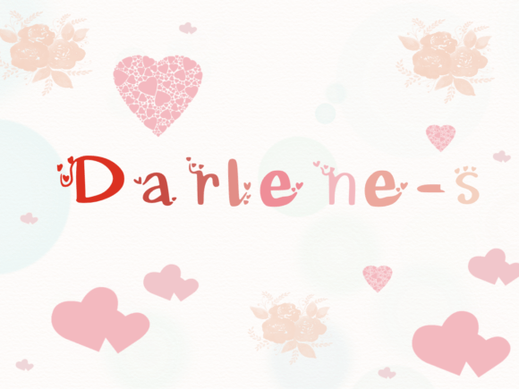 Discover Darlene S: A Quirky Handwritten Font for Creative Projects