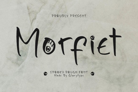 Discover Morfiet: A Spooky and Whimsical Handwritten Font