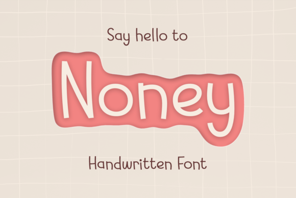 Discover Noney: A Playful Handwritten Font for Modern Brands