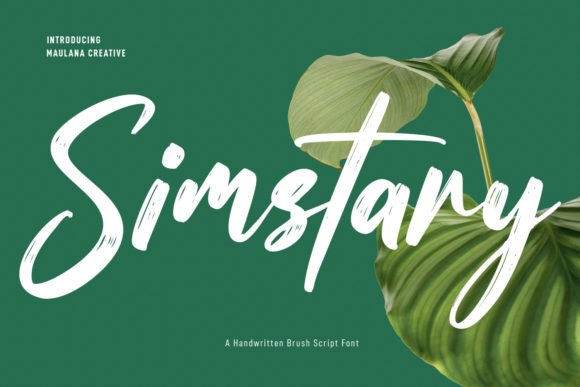 Discover Simstary: A Versatile Script Font for Editorial Design
