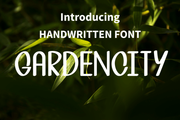 Discovering Gardencity: A Whimsical Handwritten Font for Creative Projects