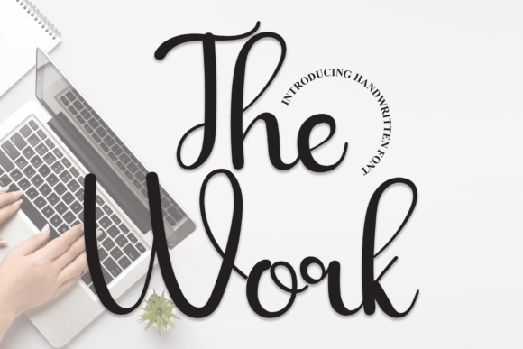 Discovering The Work: A Handwritten Font for Editorial Charm