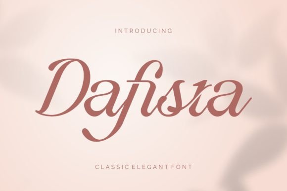 Elevate Your Editorial Design with Dafista Font