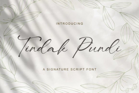 Elevate Your Handmade Creations with Tindak Pundi Font