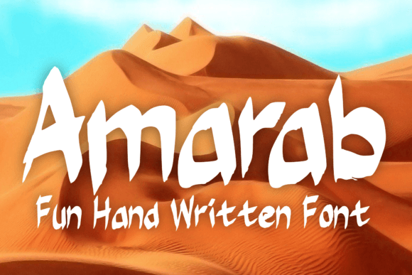 Enhance Your Campaigns with Amarab: A Distinctive Arabic Handwritten Font