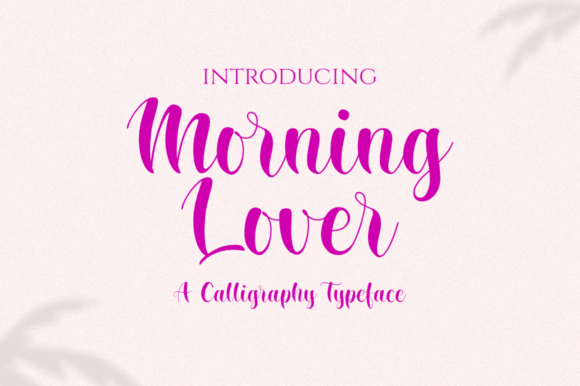 Enhance Your Web Design with Morning Lover Font