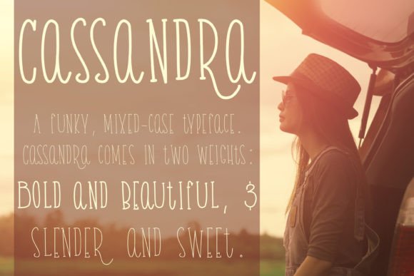Exploring Cassandra: A Quirky Font for Creative Branding
