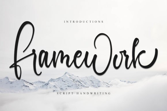 Framework: A Stylish Handwritten Font for Modern Branding