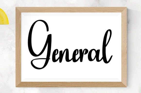 General: A Friendly Handwritten Font for Engaging Campaigns