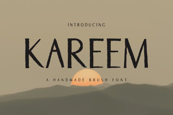 Introducing Kareem: A Charming Handwritten Font for Designers