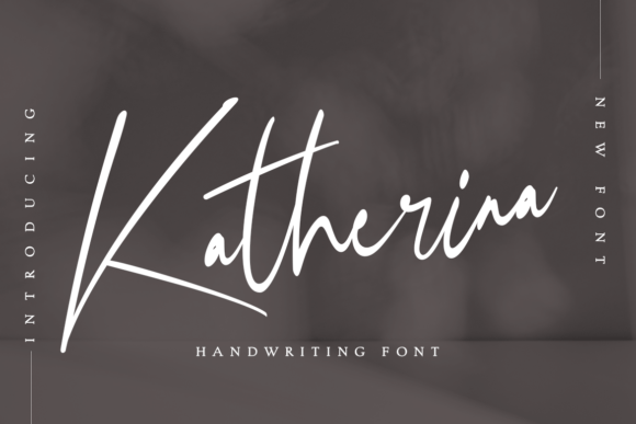 Katherina: A Dazzling Script Font for Web Design