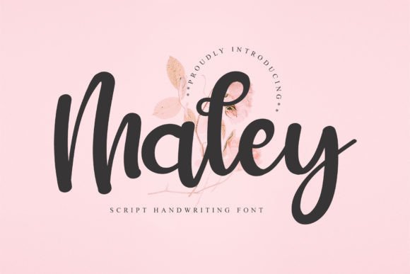 Maley: A Stylish Script Font for Eye-Catching Brand Content