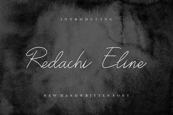 Redachi Eline: A Graceful Script Font for Editorial Design