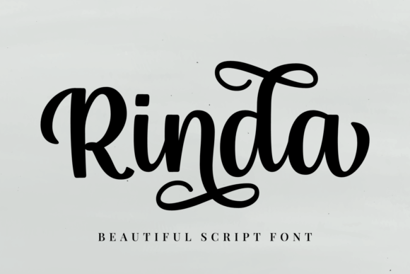 Rinda: A Distinct Script Font for Elegant Web Design