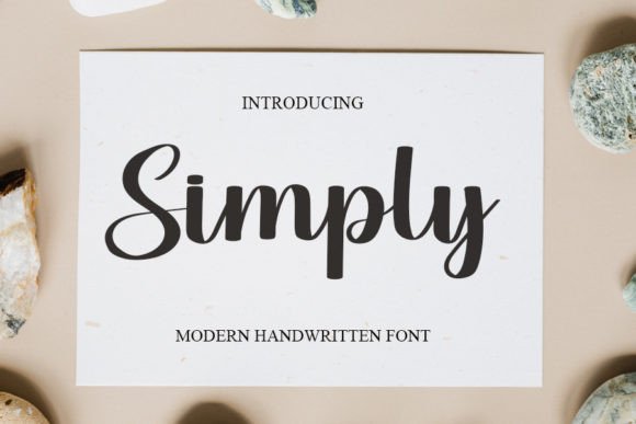 Simply: A Handwritten Font for Modern Editorial Design