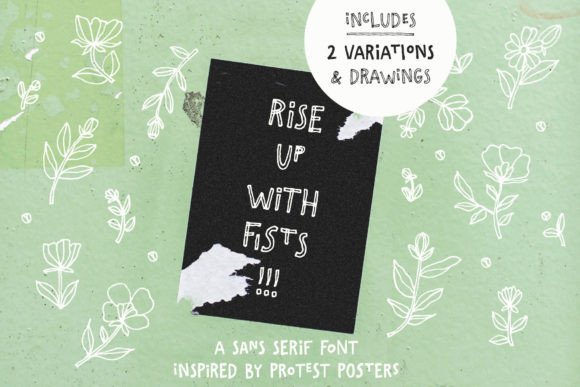 Transform Your Brand with Rise Up with Fists Font