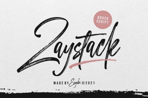Transform Your Brand with Zaystack: A Premium Handwritten Font