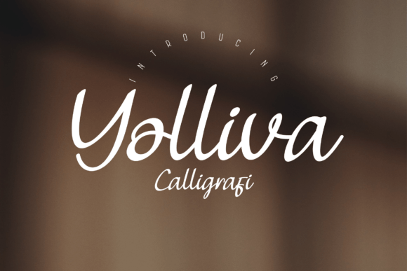 Yolliva Calligrafi: A Graceful Script for Elegant Projects