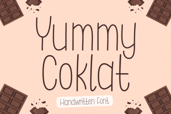 Yummy Coklat: A Playful Handwritten Font for Creative Web Design